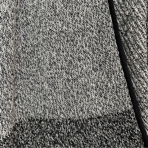 NWOT Eileen Fisher Wool Organic Linen Open Cardigan Sweater Colorblock Gray - Picture 9 of 16